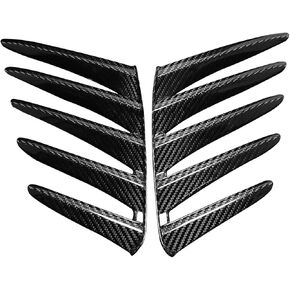 Carbon Fiber Car Rear Bumper Spoiler Air Vent Trim Compatible for Lexus RC200t RC300 RC350 RC F Sport 2015 2016 2017 2018 in Saudi Arabia
