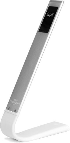 Luxe Cordless Eye Friendly LED Desk Lamp, USB Rechargeable, Up to 40 Hours of Continuous Light, Touch Control, 6 Brightness Levels, 3 Light Modes, 360 Adjustable Modern Design, Portable (Space Gray) in Saudi Arabia