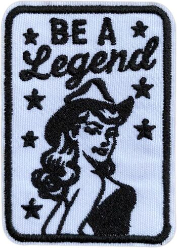 كن أسطورة رعاة البقر 3 '' الحديد على رقعة مطرزة ، cowgirl Western DIY Sew on Patches ، Coquette Country Music Patches for Encles Backpacks Hats Denim ، Girly Gift for Girl Women in Saudi Arabia