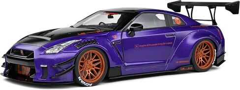 Solido 1:18 Nissan GT-R (R35) W/Liberty Walk Body Kit 2.0 Purple 2022 ، Purple in Saudi Arabia