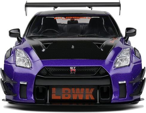 Solido 1:18 Nissan GT-R (R35) W/Liberty Walk Body Kit 2.0 Purple 2022 ، Purple in Saudi Arabia