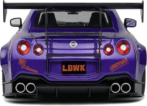 Solido 1:18 Nissan GT-R (R35) W/Liberty Walk Body Kit 2.0 Purple 2022 ، Purple in Saudi Arabia