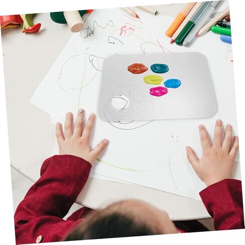 4-Piece Makeup Mixing Palette Set Foundation Spatula and Mixing Plates for DIY Cosmetics for Makeup Enthusiasts in Kuwait