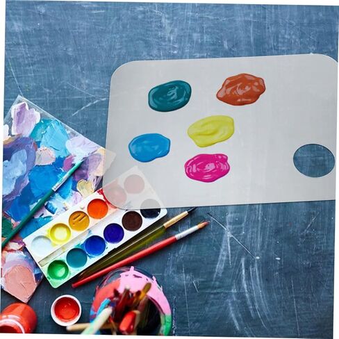 4-Piece Makeup Mixing Palette Set Foundation Spatula and Mixing Plates for DIY Cosmetics for Makeup Enthusiasts in Kuwait