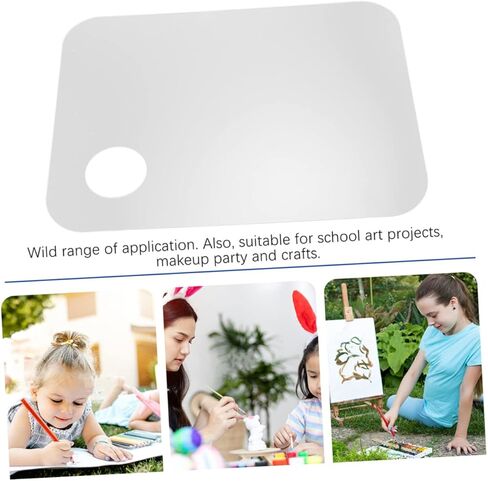 4-Piece Makeup Mixing Palette Set Foundation Spatula and Mixing Plates for DIY Cosmetics for Makeup Enthusiasts in Kuwait