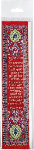 The Seven Churches of Revelation, Bulk Pack of 7 Woven Fabric Bookmarks, Signs of The End Times, Promises of The 7 Churches, Silky Soft Bookmarker for Novels, Books, & Bibles in Saudi Arabia