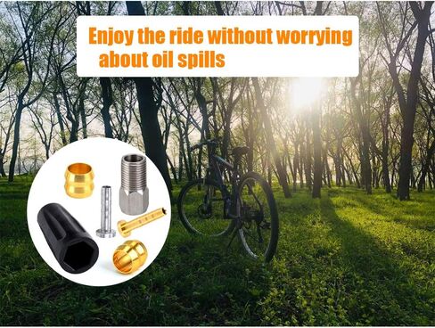 16 قطعة (4X رأس زيتوني، 4X حشوات توصيل، 4X براغي، 4X أغطية) مجموعة خرطوم كابل BH90، إدراج موصل زيتوني، أجزاء طقم تسييل مسمار توصيل، دراجة MTB.... in Kuwait