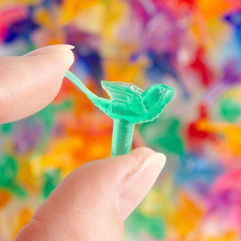 Pack of 50 Mini Acrylic Ceramic Christmas Tree Replacement Flower Bulbs - Multicolor Plastic Twist Flower Bulbs to Replace Missing Bulbs on Ceramic Trees (Size:3/4" L x 3/4"" Dia) in Saudi Arabia
