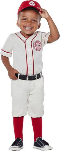 Spirit Halloween A League of Their Own Toddler Jimmy Costume | Officially licensed in Saudi Arabia