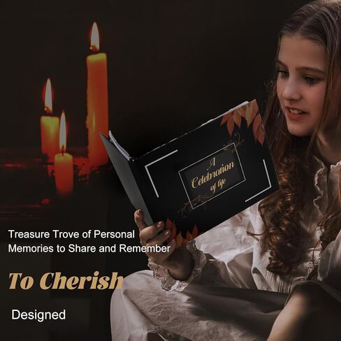 دفتر ضيوف جنازة ، دفتر الضيوف للخدمة التذكارية ، دفتر ضيوف جنازة للخدمة التذكارية ، يشمل: دفتر زوار ، 50 بطاقة ذاكرة ، قلم الكرة العصيان ، علامة ، مربع ، احتفال بمجموعة دفتر الضيوف من 6 in Kuwait