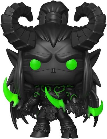 Pop Games: World of Warcraft - Illidan in Demon Form (Chase Variant) Glows in The Dark Vinyl Figure Included with Box Protector Compatible for Funko in Saudi Arabia