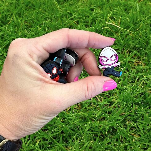 Lashicorn Spider Silicone Bead Bead مجموعة | 12 جهاز كمبيوتر مختلط حزمة متعددة الآية Spidey Bulk بالجملة سلسلة مفاتيح Make Kit Kit Beaded Pen Fresh Superhero in Saudi Arabia