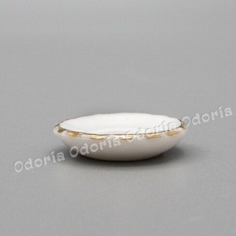 Odoria 1:12 Miniature 6Pcs Porcelain Dish Plates Dollhouse Kitchen Food Tableware Accessories in Saudi Arabia