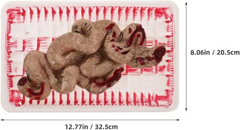 FAVOMOTO Halloween Organ Intestines Prop, Horror Small Intestine Body Organ Lunch Box Halloween Horror Props Haunted House Decor for Scary Pranks Decorations in Saudi Arabia