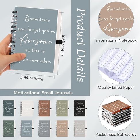 Honoson 20 Sets 2025 Customer Service Week Gifts Bulk Employee Appreciation Thank You Inspirational Notebooks with Motivational Pens for Coworker Team Staff Volunteer Student Teacher Christmas Office in Saudi Arabia