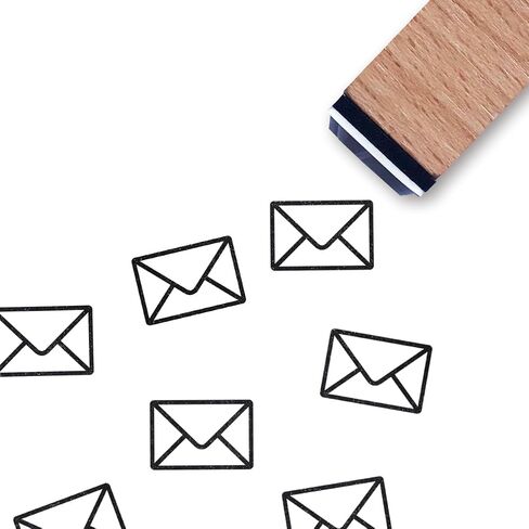 Envelope Email Rubber Stamp, 3/5 Inch Small Mini Stamp for Scrapbooking Card Making Planner in Saudi Arabia