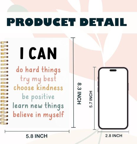 Girl Magic Notebook, Motivated Gifts Notebooks for Note Taking, Black Women Gifts Journal for Writing, Educated Motivated Spiral Notebook 5.5x8.3 Inch, Pink977 in Saudi Arabia