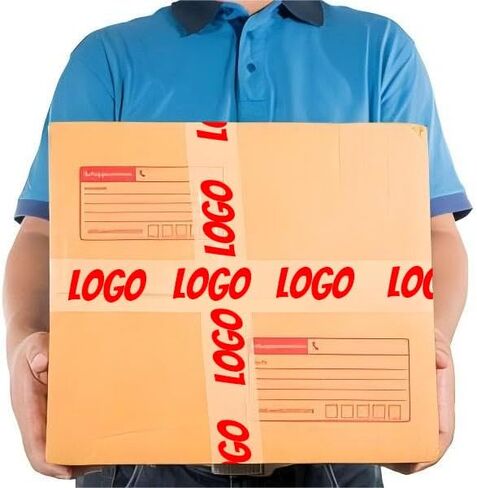Personalized Design Packaging Tape for Shipping Packaging,328 feet Per Roll,Your Custom Thicker Clear Packaging Tape, for Business Shipping, Labelin (Transparent 6 Rolls, 2.16 Inch) in Saudi Arabia