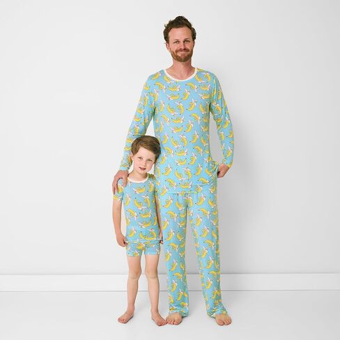 Little Sleepies Viscose from Bamboo Men's Pajama Pants - Mens Sleep Bottoms, Lounge Pants w/Pockets, Soft Men's Pajamas in Kuwait