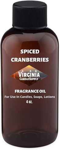 Spiced Cranberries Fragrance Oil (Our Version of The Brand Name) (4 oz Bottle) for Candle and Soap Making, Tart Making, Room Sprays, Lotions, Car Fresheners, Slime, Bath Bombs, Warmers in Saudi Arabia