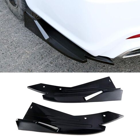 2 PCS Car Car الخلفي المفسد المفسدين لوكسوس RC 2014 2015 2015 2017 2018 2018 2020 2021 2022 2023 2024 ، حامي تنورة شفة شفة الكانارد حامي مجموعة للسيارات ، ألياف الكربون in Kuwait