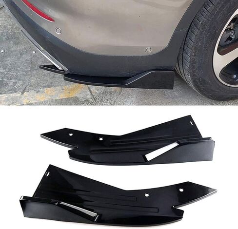 2 PCS Car Car الخلفي المفسد المفسدين لوكسوس RC 2014 2015 2015 2017 2018 2018 2020 2021 2022 2023 2024 ، حامي تنورة شفة شفة الكانارد حامي مجموعة للسيارات ، ألياف الكربون in Kuwait