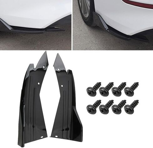 2 PCS Car Car الخلفي المفسد المفسدين لوكسوس RC 2014 2015 2015 2017 2018 2018 2020 2021 2022 2023 2024 ، حامي تنورة شفة شفة الكانارد حامي مجموعة للسيارات ، ألياف الكربون in Kuwait