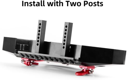 المصد الأمامي المعدني Globact مع Bar Lights Tow Trailer لـ Traxxas TRX4 AXIAL SCX10 90046 90047 SCX10 III III 1/10 RC Crawler Produsts in Saudi Arabia