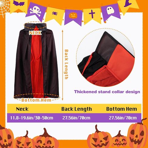 Dog Halloween Costumes, Nylon Adjustable Reflective Collar with SD Tags with Vampire Cloak Cape for Large Medium Big Extra Large XL Pet Puppy Dog, Funny Outfits for Dogs Holiday Dress Supplies in Saudi Arabia