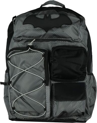 DC Comics Batman Backpack Bat Symbol Utility Tech Laptop School Bag in Saudi Arabia