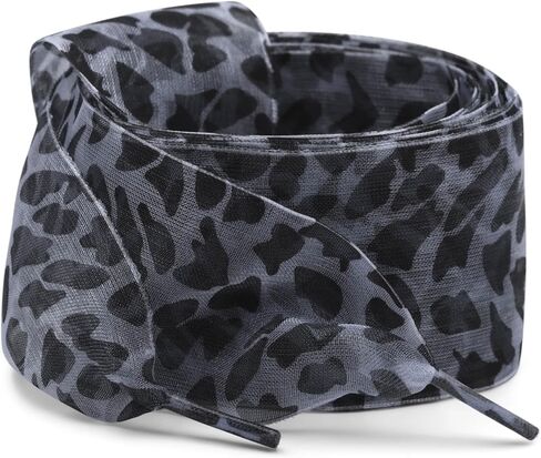 أربطة حذاء مسطحة بعرض 4 سم من خيوط الثلج رفيعة وشفافة من الحرير للنساء [زوجين] in Kuwait