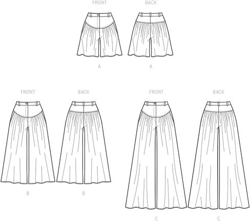 McCalls M8292A5 Misses 'Shorts and Pants Shiting Kit ، Design Code M8292 ، أحجام 6-8-10-12-14 in Saudi Arabia