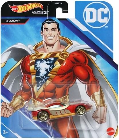 Hot Wheels DC Super Heroes Cars - حزمة 6 - حزمة كاملة (HHB74‑956J) | باتمان ، سوبرمان ، المرأة المعجزة ، فلاش ، أكوامان وشازام | 1:64 مركبات مقطوعة - تتراوح أعمارهم بين 3+ in Saudi Arabia