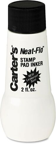 Carter's 21448 Stamp Pad Inkers, 2 oz. Bottle, Nontoxic, Black in Saudi Arabia