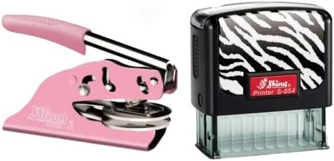 Hubco Premium Pink Contary Seal Engroser و Zebra Faceplate S -854 Self Inking Custary - Kentucky in Saudi Arabia