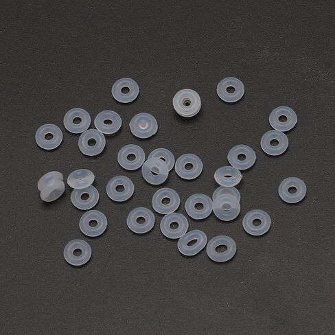 Silicone Rubber Stopper DIY Jewelry Craft Making Necklaces Bracelets Anklets Clip Lock Spacer Nonslip Charm Beads Lock Spacer Charm Beads in Saudi Arabia