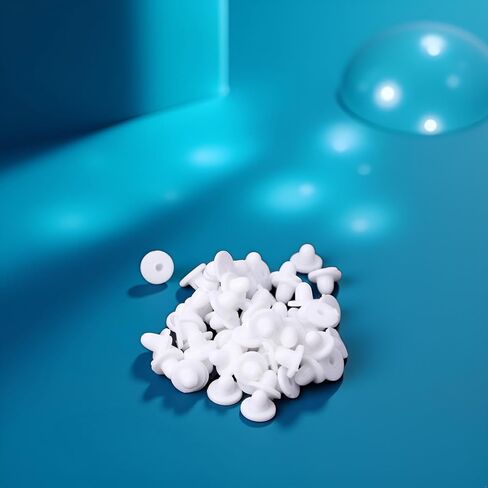 100Pcs White Anti-Pain Earring Back Pads Silicone Cushion for Clip on Earrings,Ear Slip Stoppers Nuts Stabilizers,Earrings Accessories Jewelry Findings in Saudi Arabia