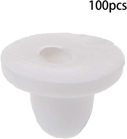 100Pcs White Anti-Pain Earring Back Pads Silicone Cushion for Clip on Earrings,Ear Slip Stoppers Nuts Stabilizers,Earrings Accessories Jewelry Findings in Saudi Arabia