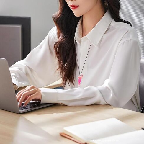 2 Pieces Silicone Bead Lanyard ID Lanyard and Keychain Silicone Lanyard for Teacher Doctor Nurse Employees Women in Kuwait