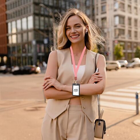 Lanyard Patikil مرنة للمفاتيح ، حبل العنق اللطيف للنساء للنساء معلمات طويلة سلسلة مفاتيح جديلة لمكتب عمل بطاقة هوية شارة الهاتف ، Candy Rainbow in Saudi Arabia