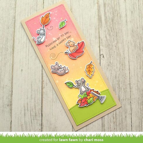Lawn Fawn You Autumn Know 4"x6" Clear Stamp Set and Coordinating Lawn Cuts Dies, Bundle of 2 Items (LF2660, LF2661) in Saudi Arabia