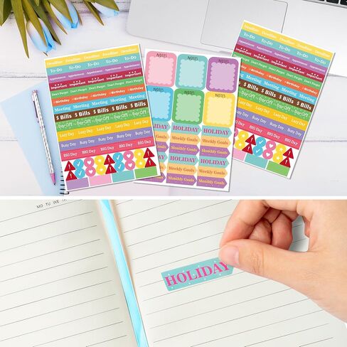 Xqumoi Axolotl Hardcover Ruled Journal Notebook with Planner Stickers, A5 Hardbound Journal Writing Notebook Teacher Appreciation Gift Back to School Office Supplies Diary Notepad 8.3" x 5.5" (Blue) in Saudi Arabia