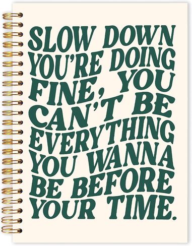 Qabliqo Abstract Boho Spiral Notebooks ، المجلات السوداء البيضاء والذهبية للكتابة ، مجلة عتيقة الحد الأدنى ، لوازات بوهو المكتبية ، دفتر ملاحظات حديث في منتصف القرن ، 5.5 × 8.3 بوصة in Kuwait