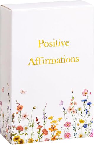 Crisky Positive Affirmation Cards for Women, 50 Pack Daily Affirmations, Encouragement Motivation Cards with Edgy Positive Quotes, Inspirational Gifts for Women, best friends, Girls in Saudi Arabia
