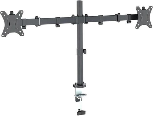 C024 سطح المكتب Sclamping كامل الحركة 360 درجة شاشة مزدوجة حامل 10 "-27" LCD LED شاشة التثبيت كل الدببة رأس 9.9 كجم in Saudi Arabia
