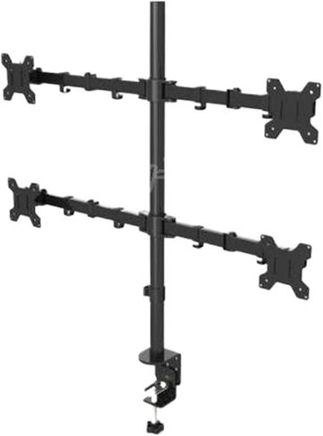 STAPTOP STAPING MOTION MOTION 360 درجة 3-4-6 شاشة Stand 10 "-27" LCD LED شاشة التثبيت الذراع 9.9 كجم من السعة لكل رأس (حامل شاشة 4) in Kuwait