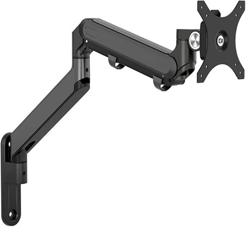 OZ-1W من الألومنيوم ارتفاع قابلية للمعدل جدارا 17-32 بوصة شاشة LED LED الحامل المدعومة من الهواء الطلق قوس التثبيت (الرمادي الفضي) in Kuwait