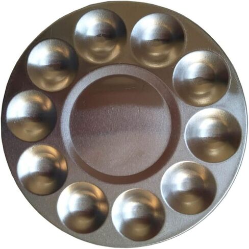 4pcs Aluminum Art Palette Watercolor Mixing Trays Portable Painting Trays Lid for Boys and Girls Artists in Saudi Arabia