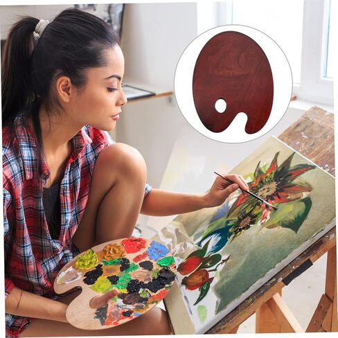 لوحة الطلاء الخشبية Artibetter للبالغين اللوحة الزيتية خلط السطح الأملس للفنانين والمبتدئين للألوان المائية in Saudi Arabia
