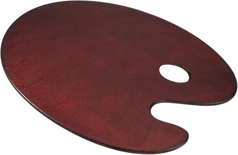 Wooden Oil Painting Palette Smooth Mixing Tray for Artists Color Mixing Plate for Oil Paint Acrylic and Watercolor Use in Saudi Arabia